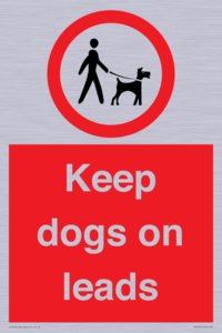 Keep dogs on leads